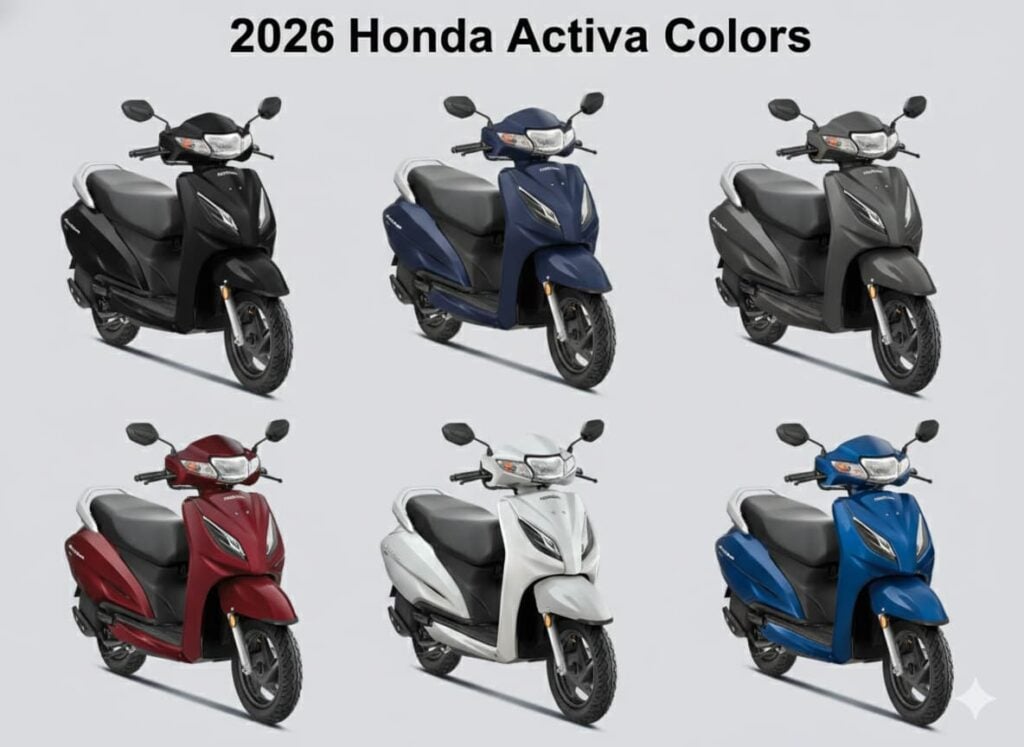 2026 Activa Colors All Color Options 2026 Honda Activa New Colors