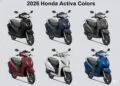 2026 Honda Activa Colors All New 2026 Activa Colors 2026 Model