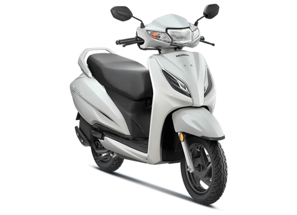 All New 2026 Honda Activa White Color - 2026 Activa Pearl Precious White Color Option