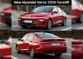 2026 Hyundai Verna Facelift Photos - New Verna Spyshots as seen from South Korea and India. AI generated Image