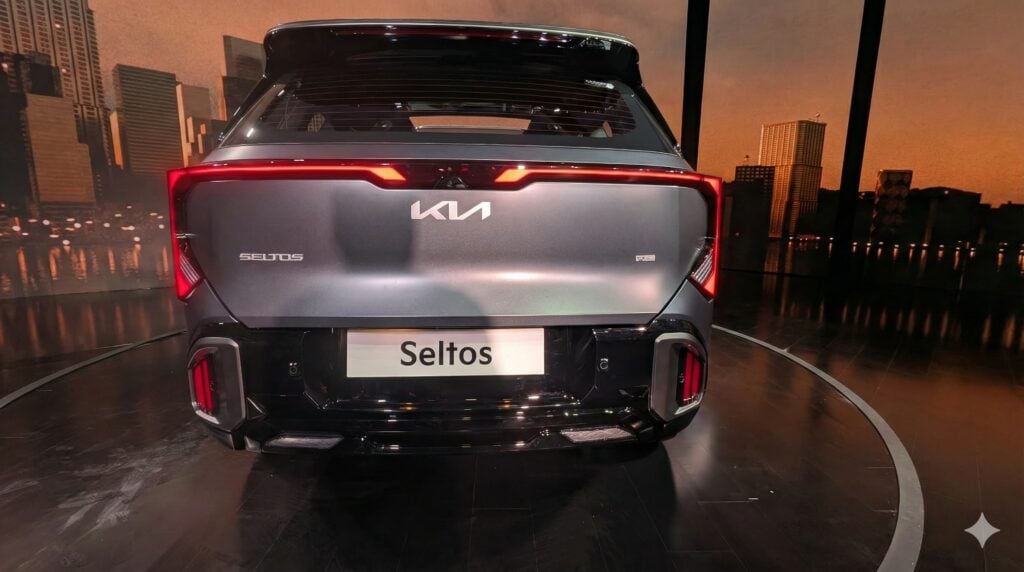 2026 Kia Seltos Back Side Rear Photos of new Seltos 