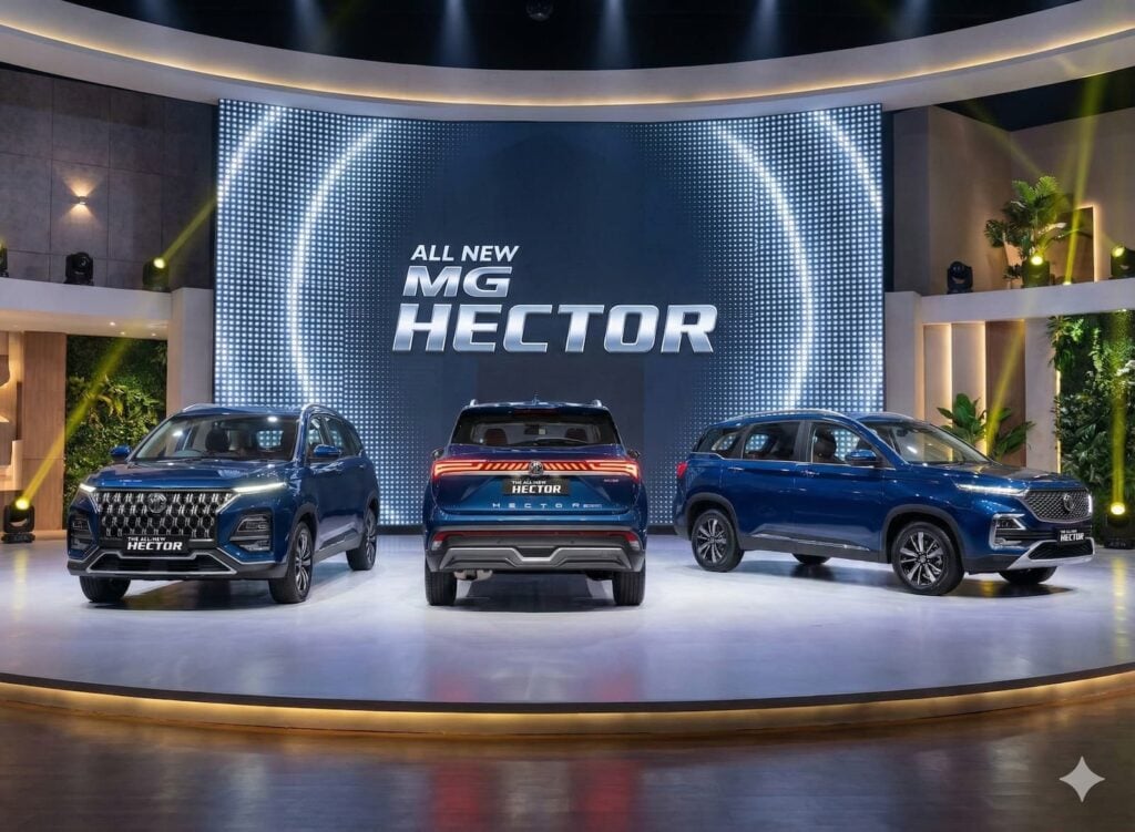 2026 MG Hector Front Side and Backside
