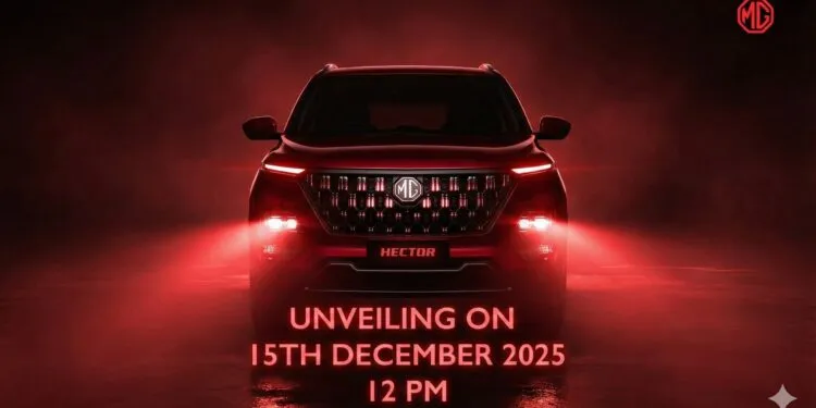 2026 MG Hector Updated Design New Facelift