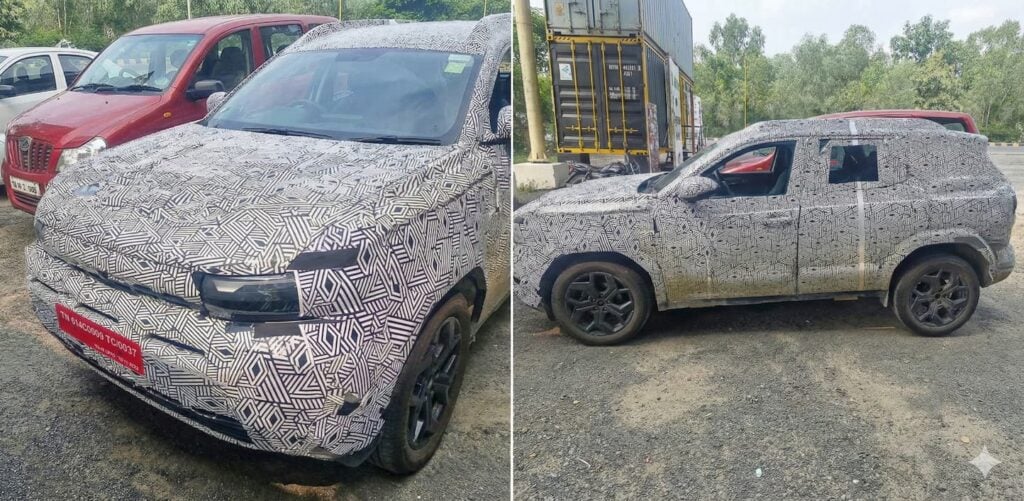 2026 Renault Duster Spy Shots - New Duster Black Edition Dark Alloy Wheels