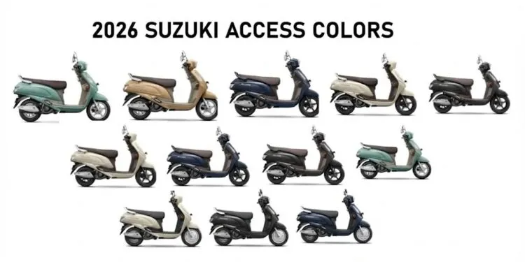 2026 Suzuki Access Colors Access 2026 Model All Color Options New Access