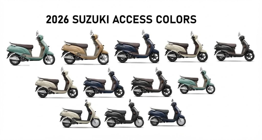 2026 Suzuki Access Colors - All Access 2026 Model Color options