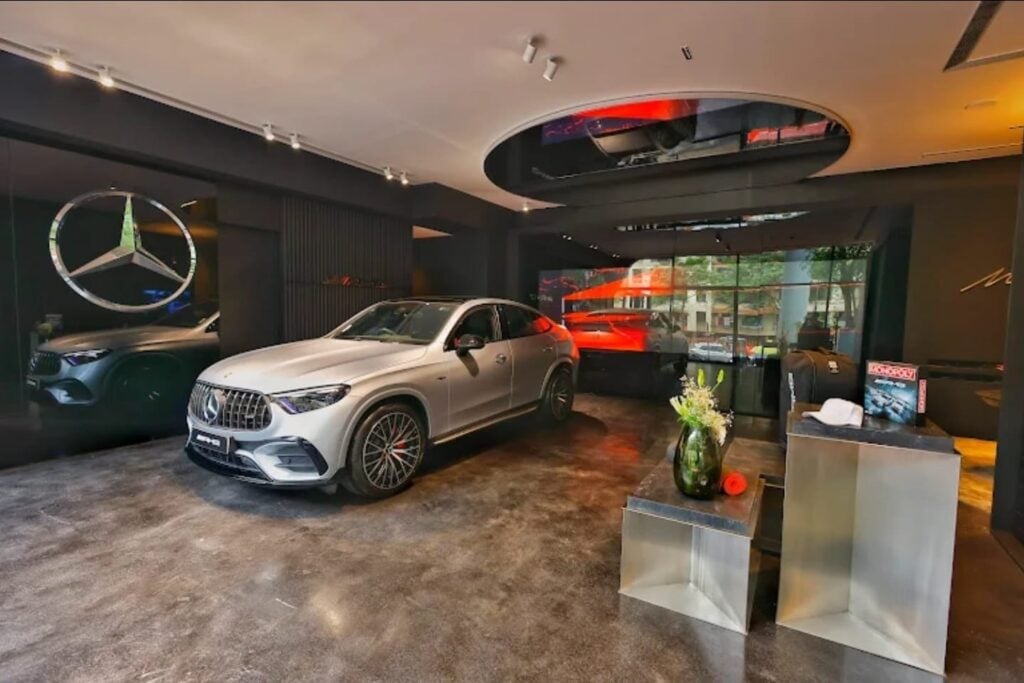 Auto Hangar Mercedes-Benz Showroom Inside the Mercedes Showroom Mumbai