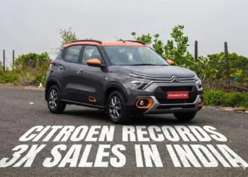 Citroen 3X Sales in India
