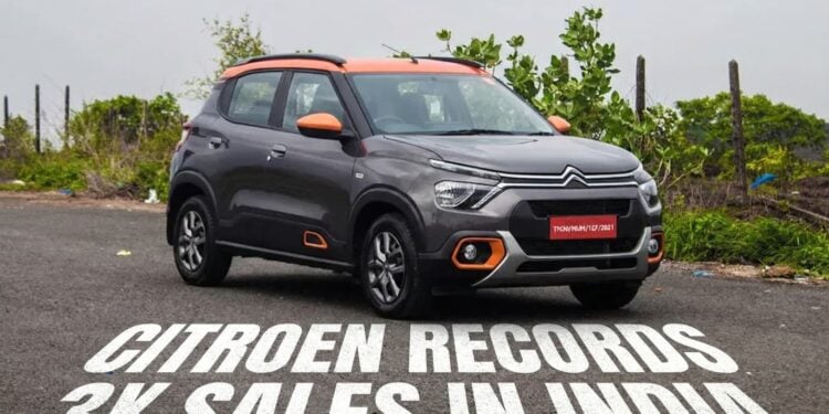 Citroen 3X Sales in India