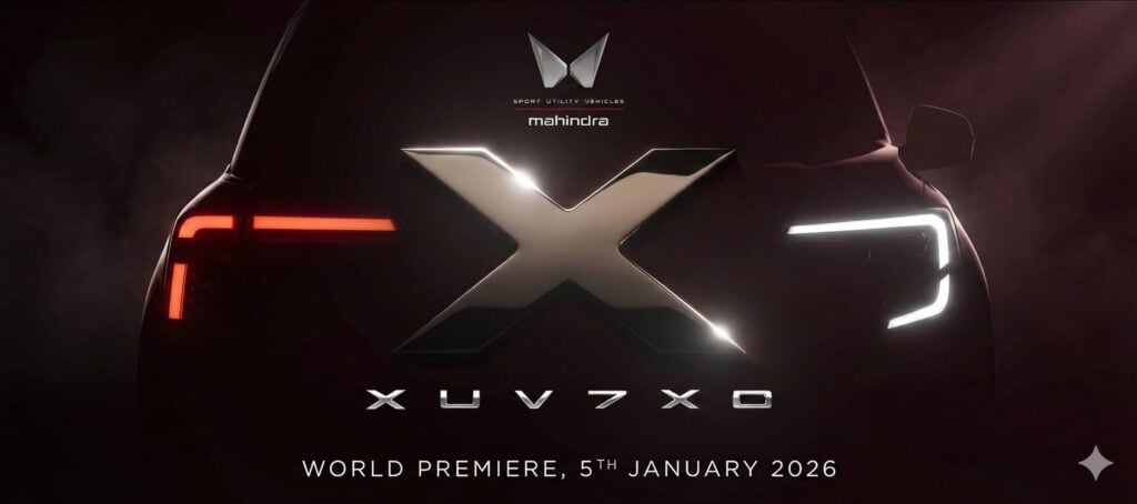 Mahindra XUV 7XO Teaser Official Launch ( World Premiere) on 5th January 2025