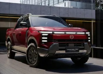 Nissan Frontier Pro PHEV China Launch Global Exports Soon - Nissan Frontier Pro in Red Color
