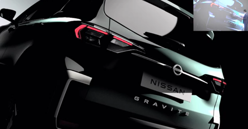 Nissan Gravite Seven Seater SUV MPV Back Side Design
