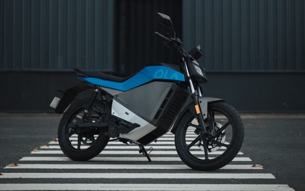 Ola Roadster X+ Motorcycle 500 Kms Range 