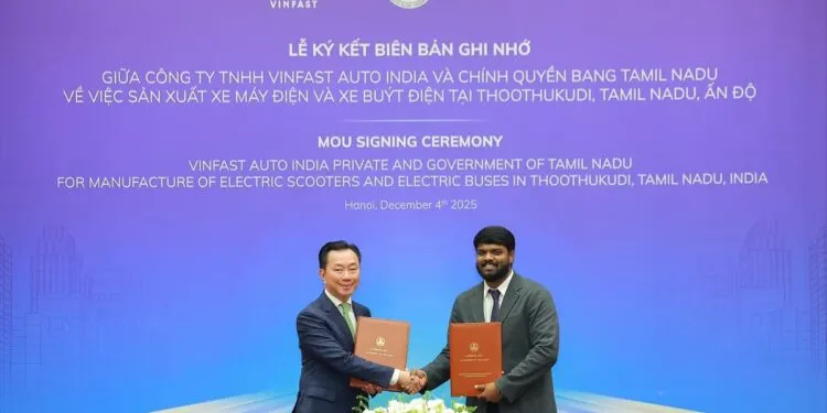 VinFast Electric Buses Electric Scooters Tamil Nadu Factory Expansion