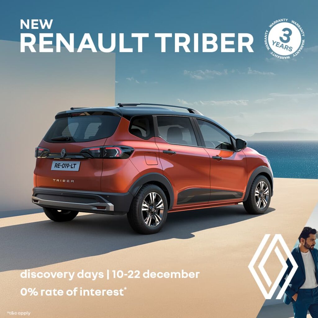 2026 Renault Triber Offers Discovery Days