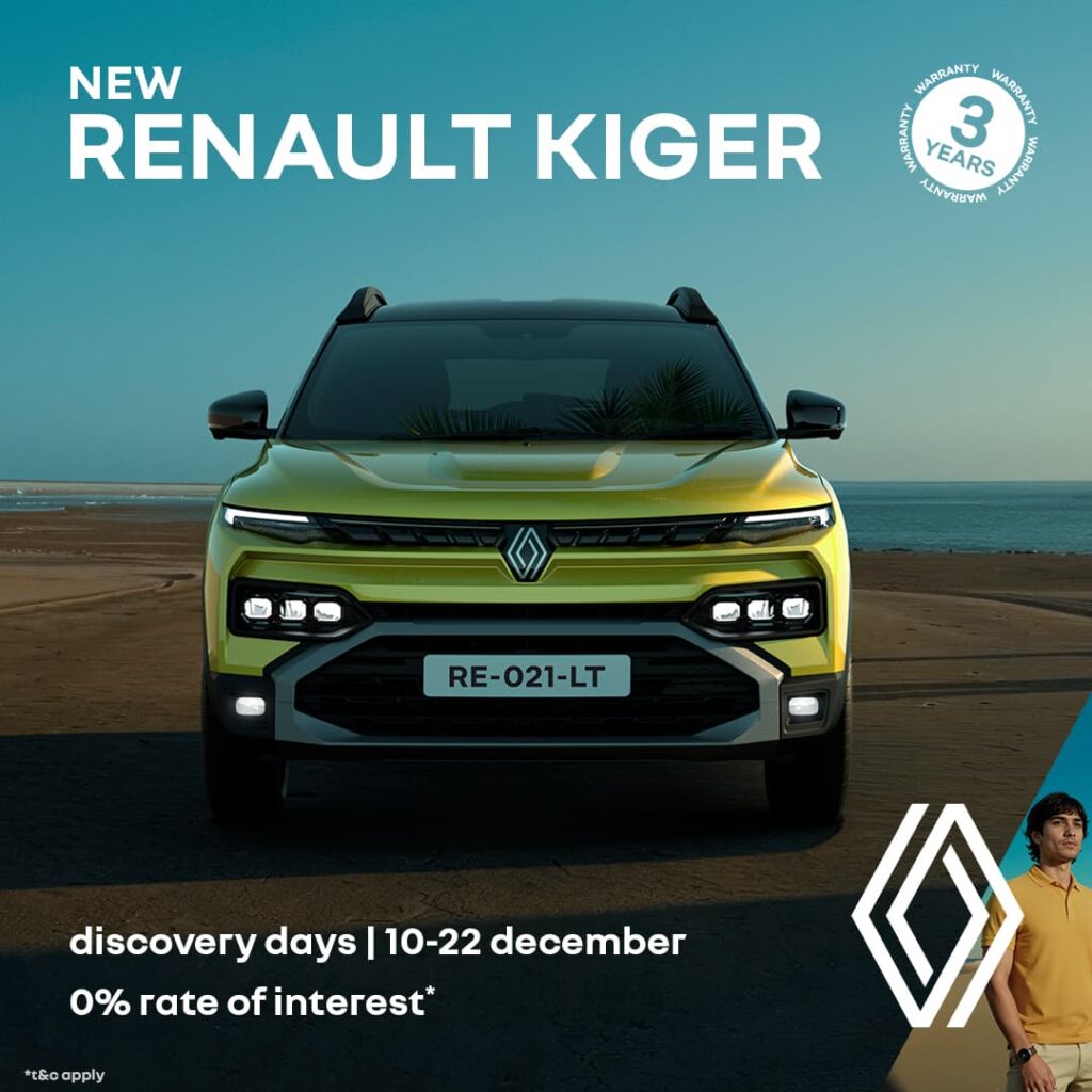 Renault Kiger Discovery Days Offers