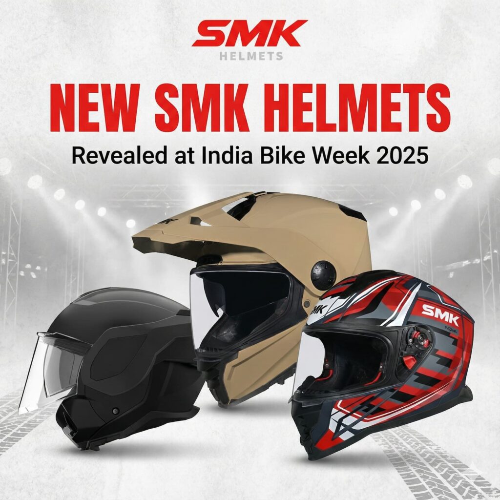 New SMK Helmets India Bike Week 2025