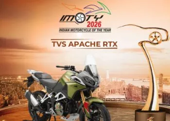 TVS Apache RTX 300 IMOTY Winner 2026