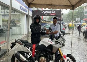 TVS Apache RTX Bangalore Delivery