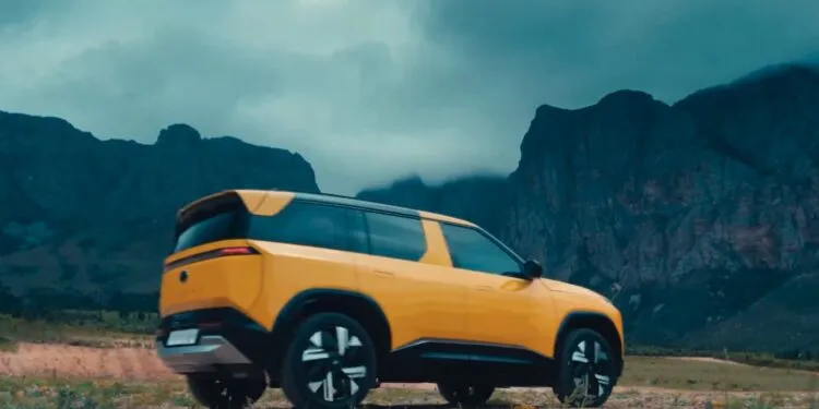 Tata Sierra Side View - Full Price List All Variants of New Sierra 2025