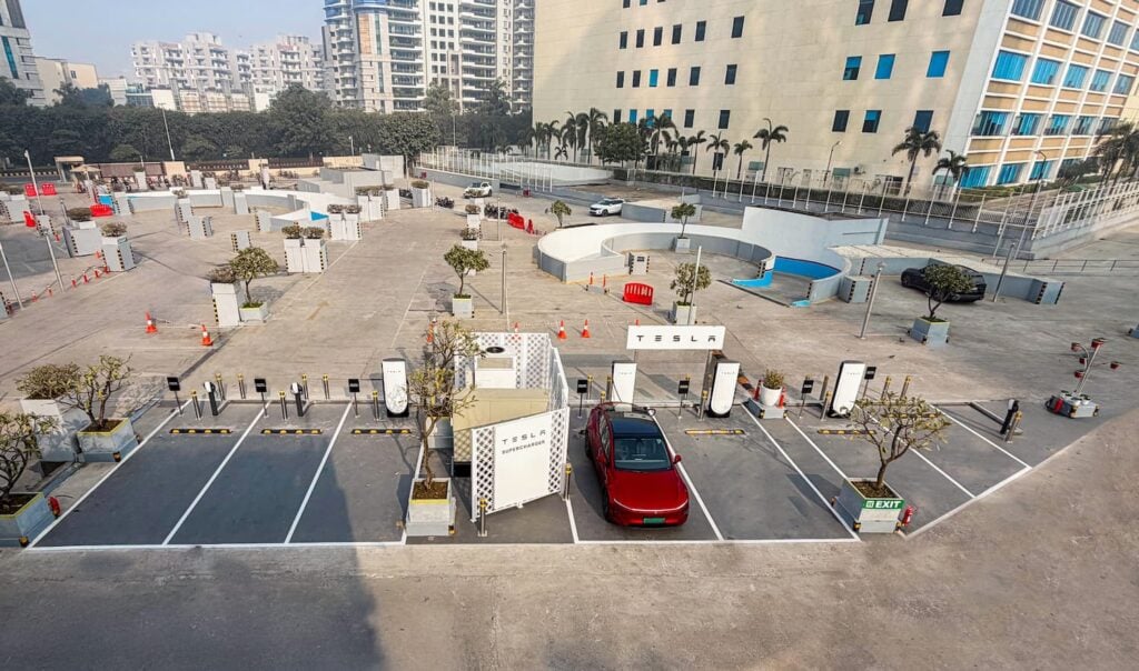 Tesla Supercharging Gurugram India