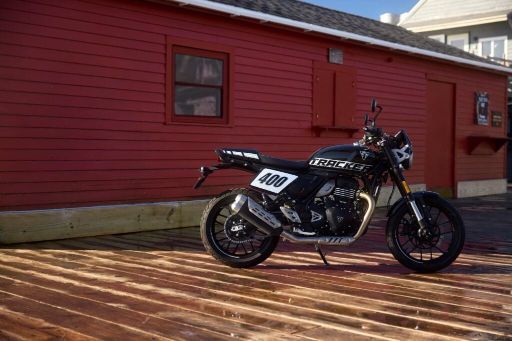 All New Triumph Tracker 400 Black Color