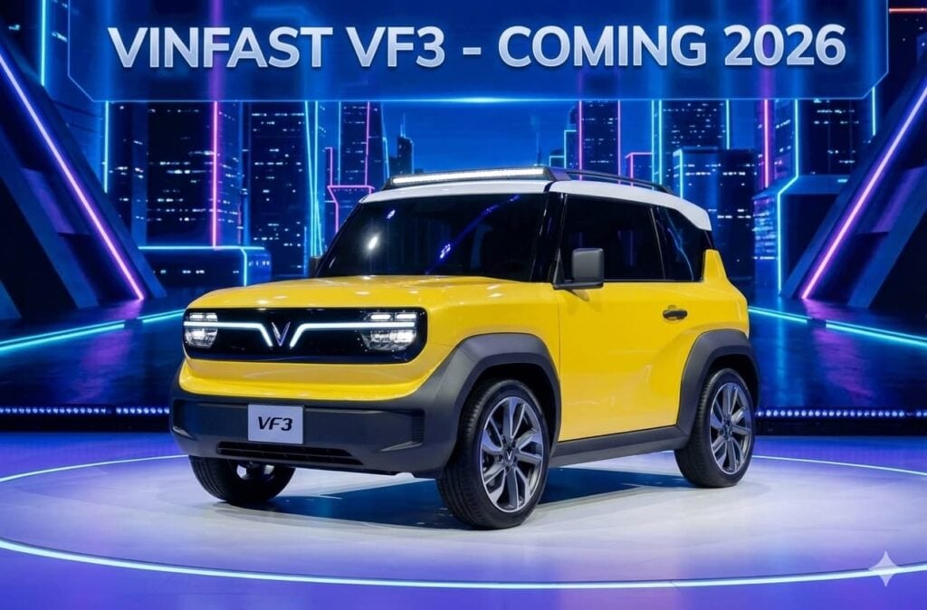 VinFast VF3 2026 Product line up by VinFast VF3 EV