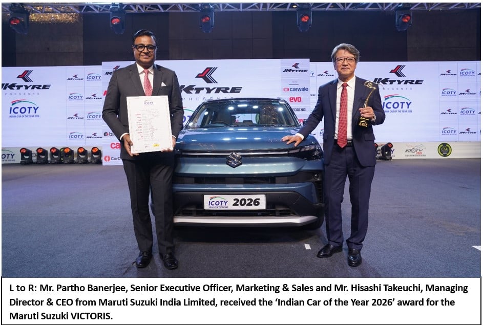 Maruti Victoris 2026 ICOTY Winner