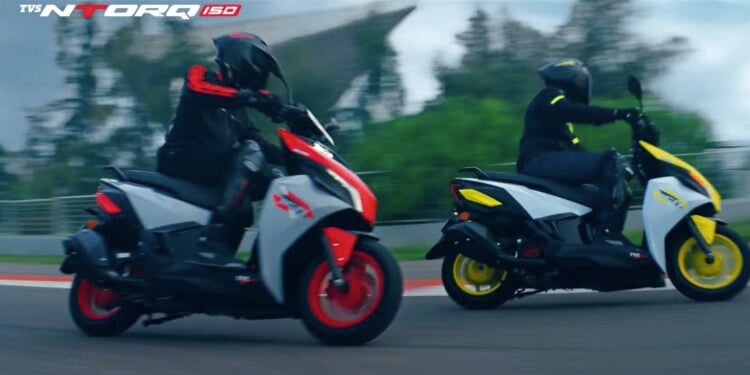 2026 TVS NTORQ 150 Hyper Scooter TVC