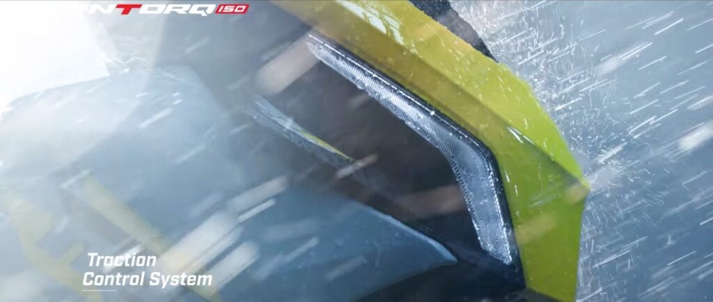 2026 TVS NTORQ 150 Yellow Color Traction Control System