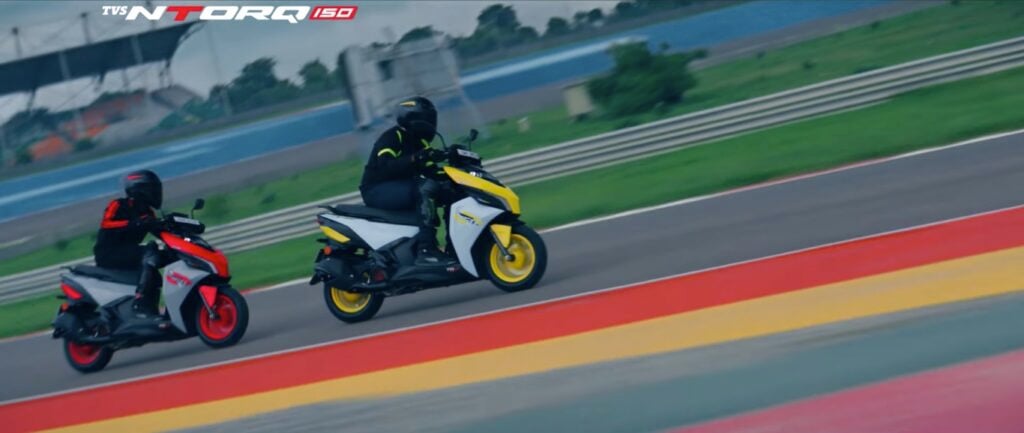 2026 TVS NTORQ 150 Race Track pHOTOS