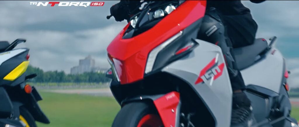 2026 TVS NTORQ 150 Red Color