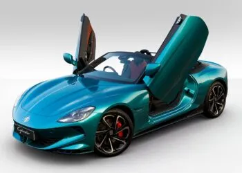 MG Cyberster Cyan Hue Color Photos