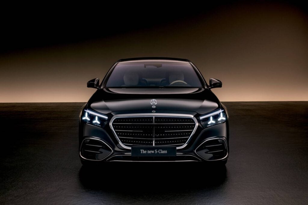 The all new S-Class 2026 Model Front view Design New S-Class 