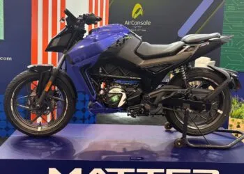 Matter AERA Electric Motorcycle Display at CES 2026