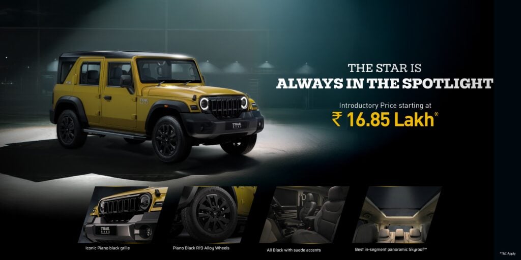 Mahindra Thar ROXX Price 