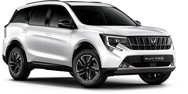 Mahindra XUV 7XO in White Color - Everest White