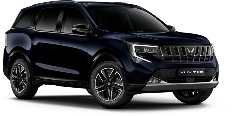 Mahindra XUV 7XO in Black Color - Midnight Black
