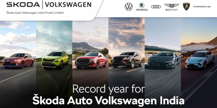 Skoda Volkswagen India Sales Report 2025