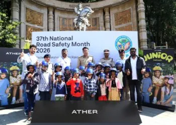 Saurabh Sharma Ather during Road Safety Month