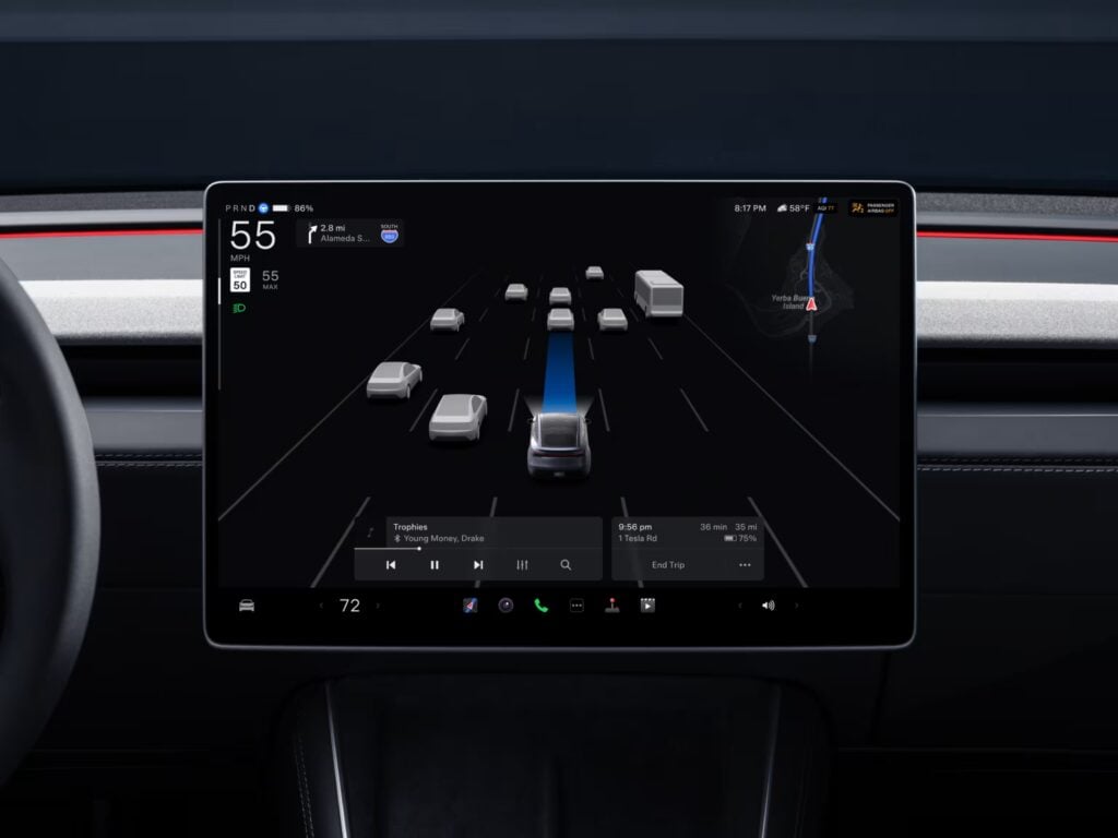 Tesla Model Y ADAS Feature 