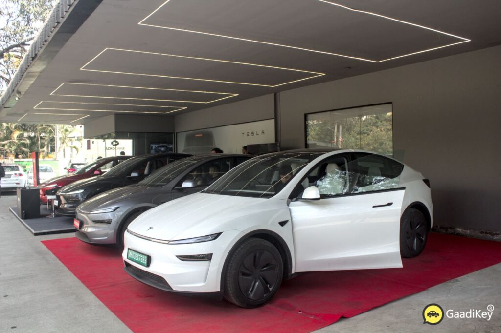 Tesla Model Y in all color shades