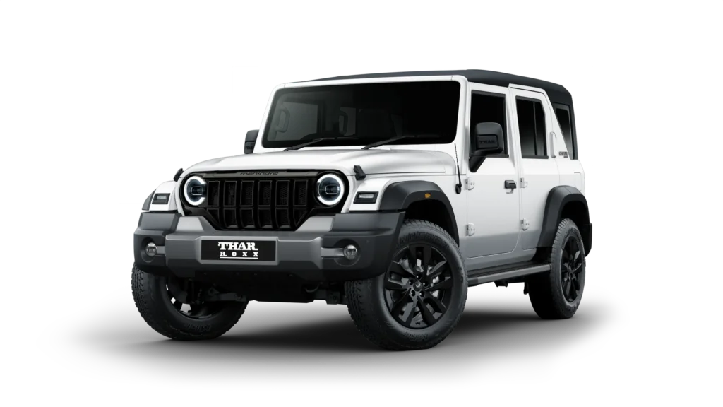 Mahindra Thar ROXX STAR Edition White color option Photos New Thar ROXX STAR EDN in White 2026 