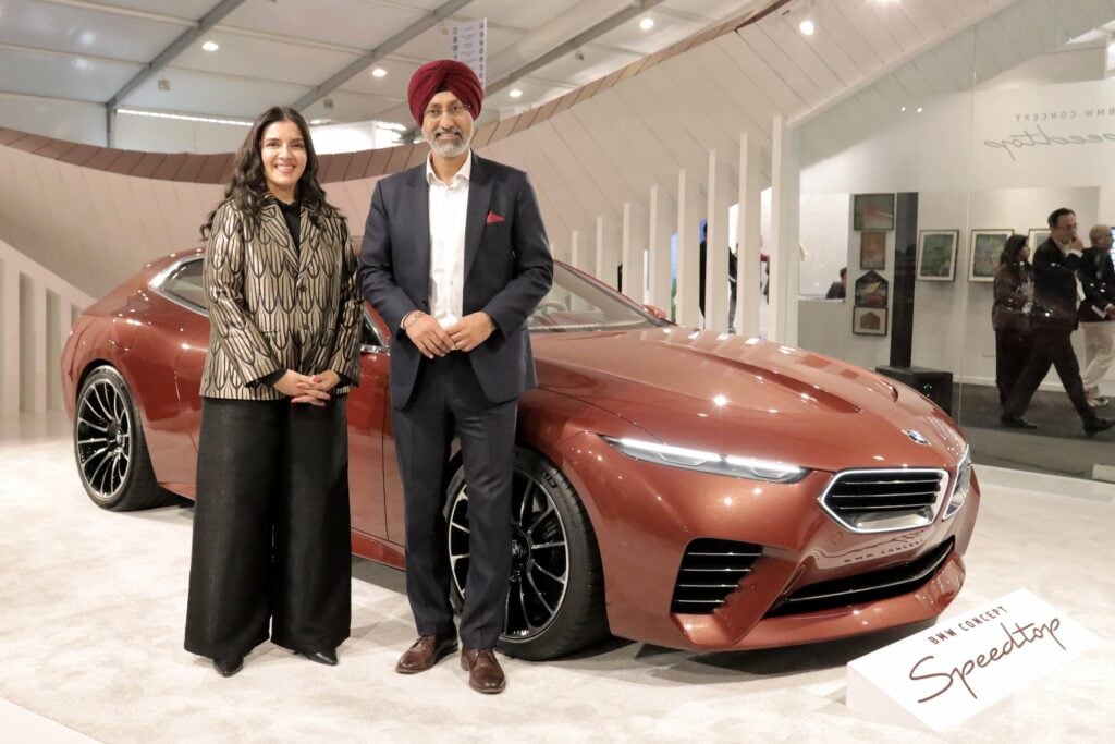 (L-R) Jaya Asokan, Fair Director, India Art Fair and Hardeep Singh Brar, President and CEO, BMW Group India
