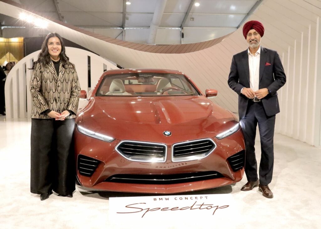  (L-R) Jaya Asokan, Fair Director, India Art Fair and Hardeep Singh Brar, President and CEO, BMW Group India