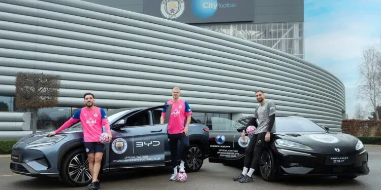 BYD Manchester United Football Club Official Automotive Partner
