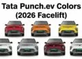 2026 New Tata Punch EV Colors All Color Options New Punch EV 2026