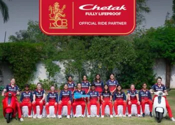Bajaj Chetak C25 Gifted to RCB Team