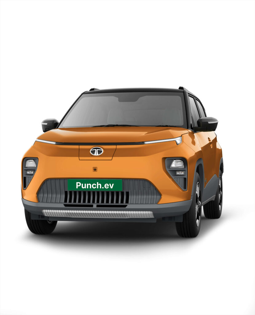 2026 Tata Punch.ev Orange Color (Caramel Dual Tone) - New Punch.ev Orange Color