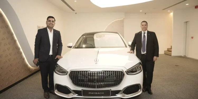 Mr. Brendon Sissing VP Sales Marketing Mercedes-Benz India and Mr. Sunil Madhyani MD City Star inaugurates a state-of-art luxury showroom in Raipur City Star